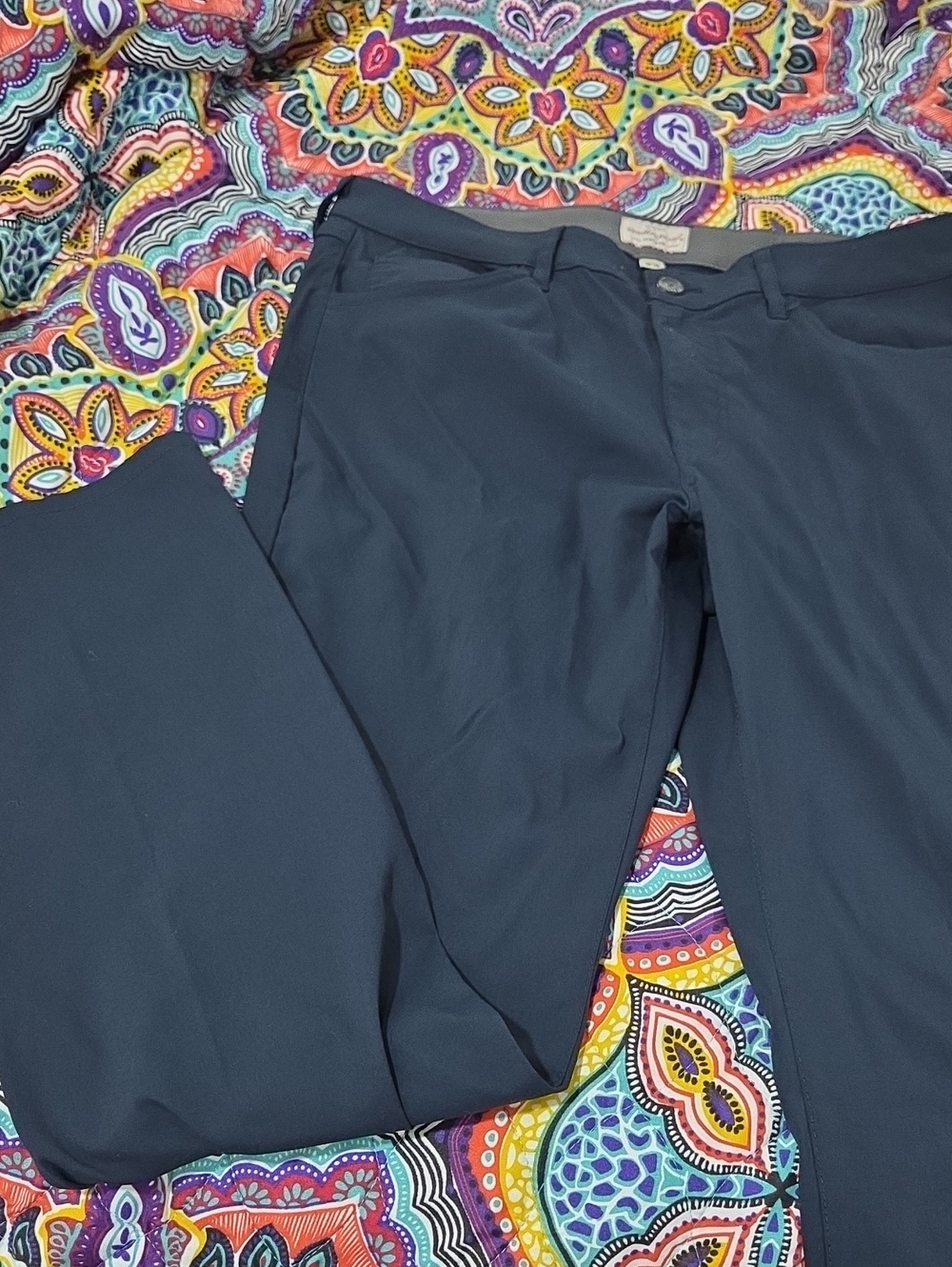 Weatherproof Men's Dark Navy Dress Pants